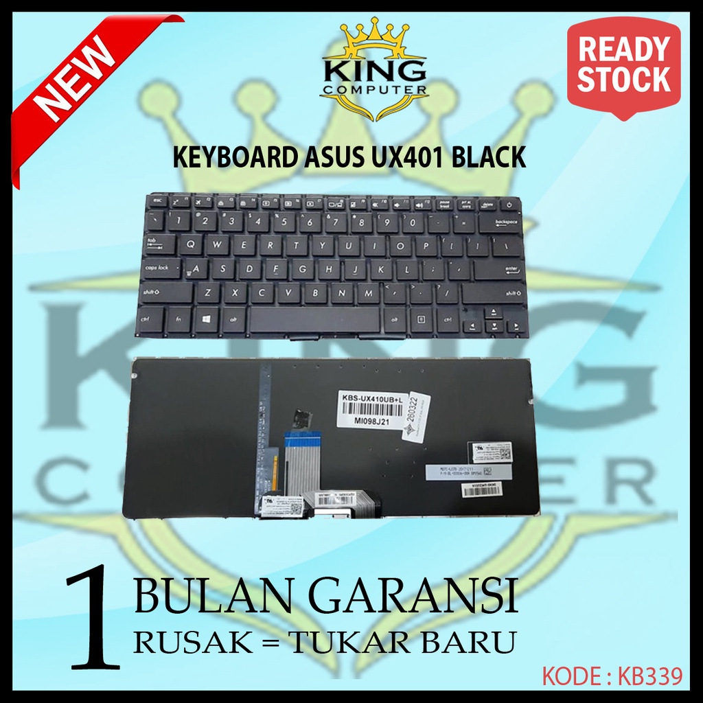 Keyboard Asus UX410 X410 UX410u UX410UF UX410UQ UX410UQK Backlit