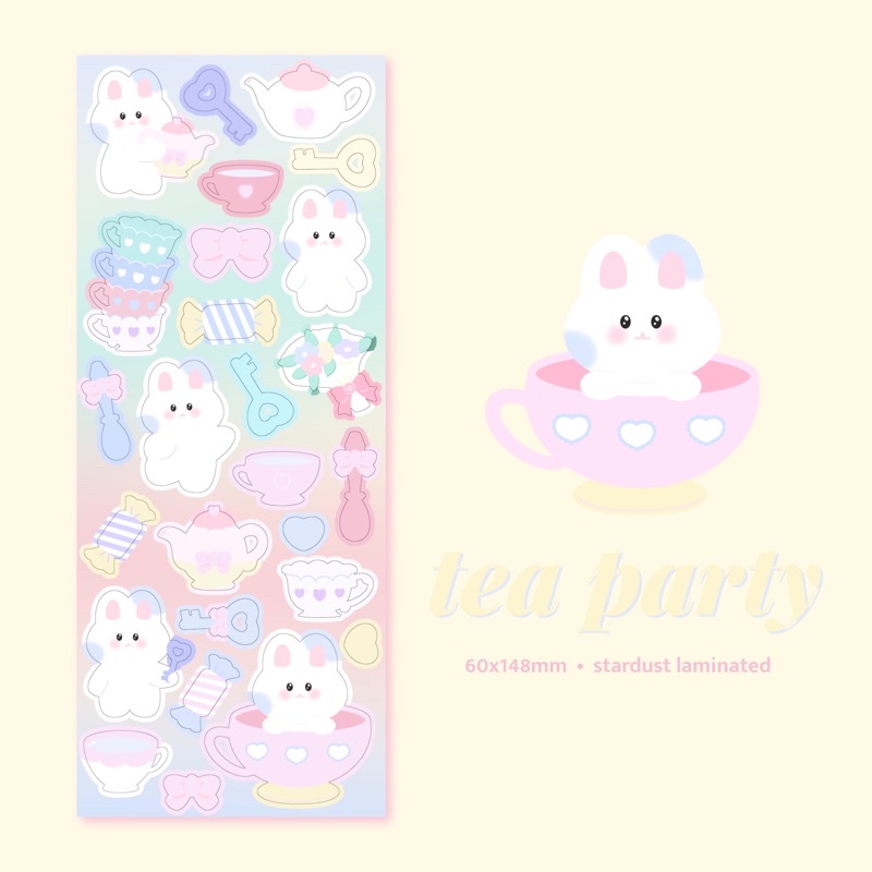 

pearlyblossom | tea party deco sticker