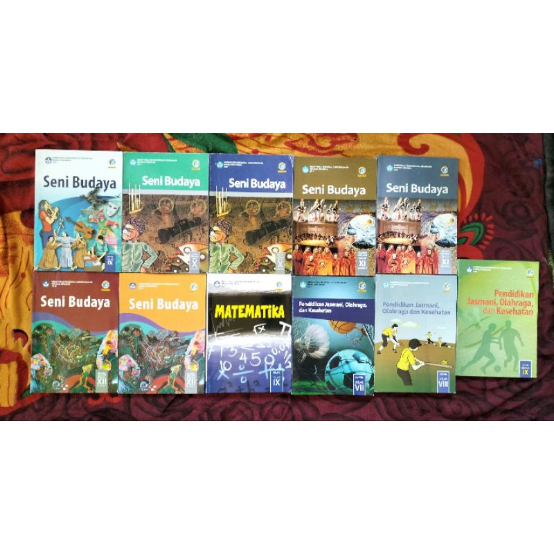 BUKU ORIGINAL PENDIDIKAN SENI BUDAYA PENDIDIKAN JASMANI OLAHRAGA DAN KESEHATAN MATEMATIKA KELAS 7 8 