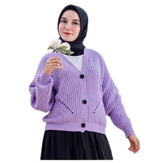 KALILA - WILMA Cardy Cardigan Rajut Wanita Dewasa | Kardigan Rajut Wanita