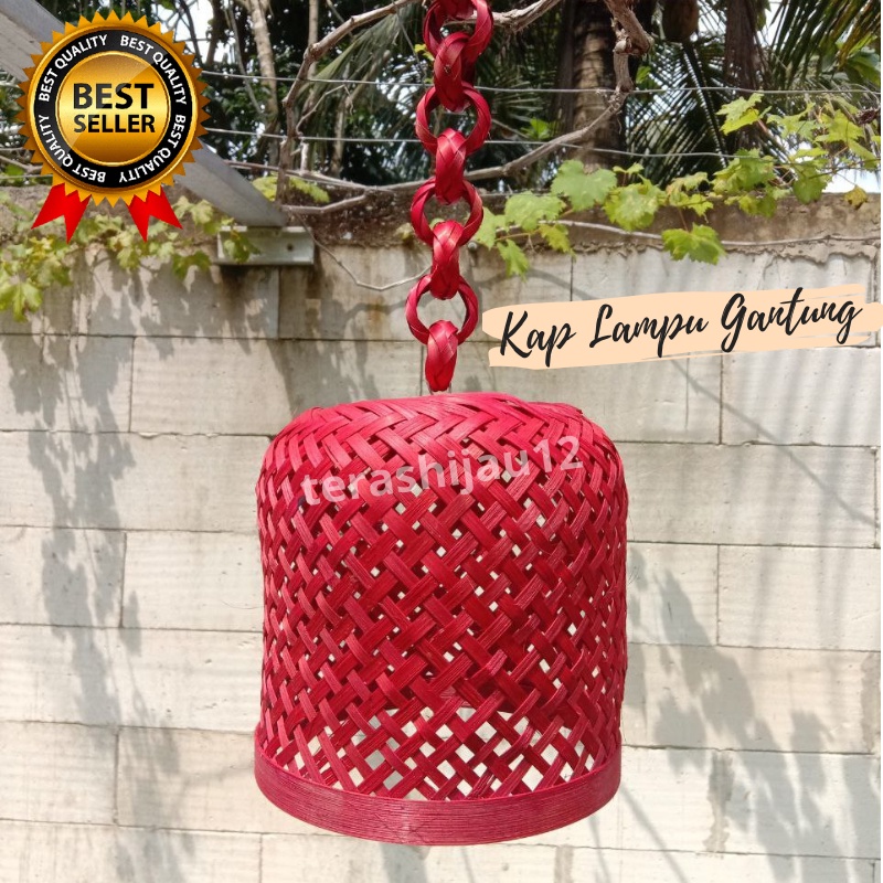 Kap Lampu Gantung Minimalis / Kap Lampu Gantung Bambu