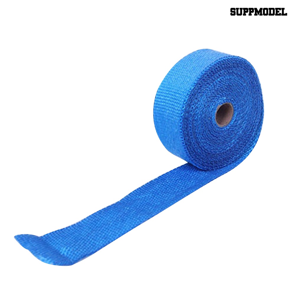 [Auto] Isolasi Bungkus Pipa Knalpot Motor Mobil Strip Tahan Panas Dengan 4ikat Baja