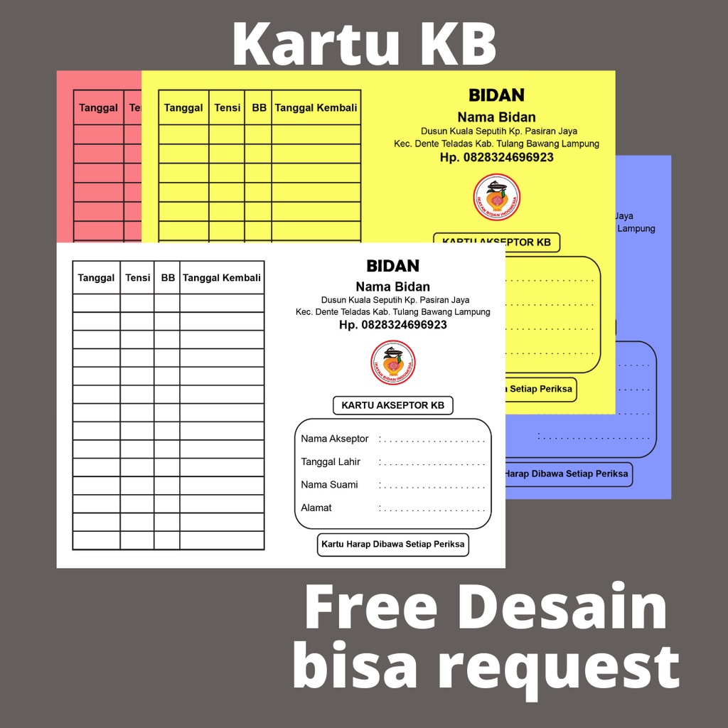 

Kartu Akspektor KB - Kartu Bidan - Kartu KB