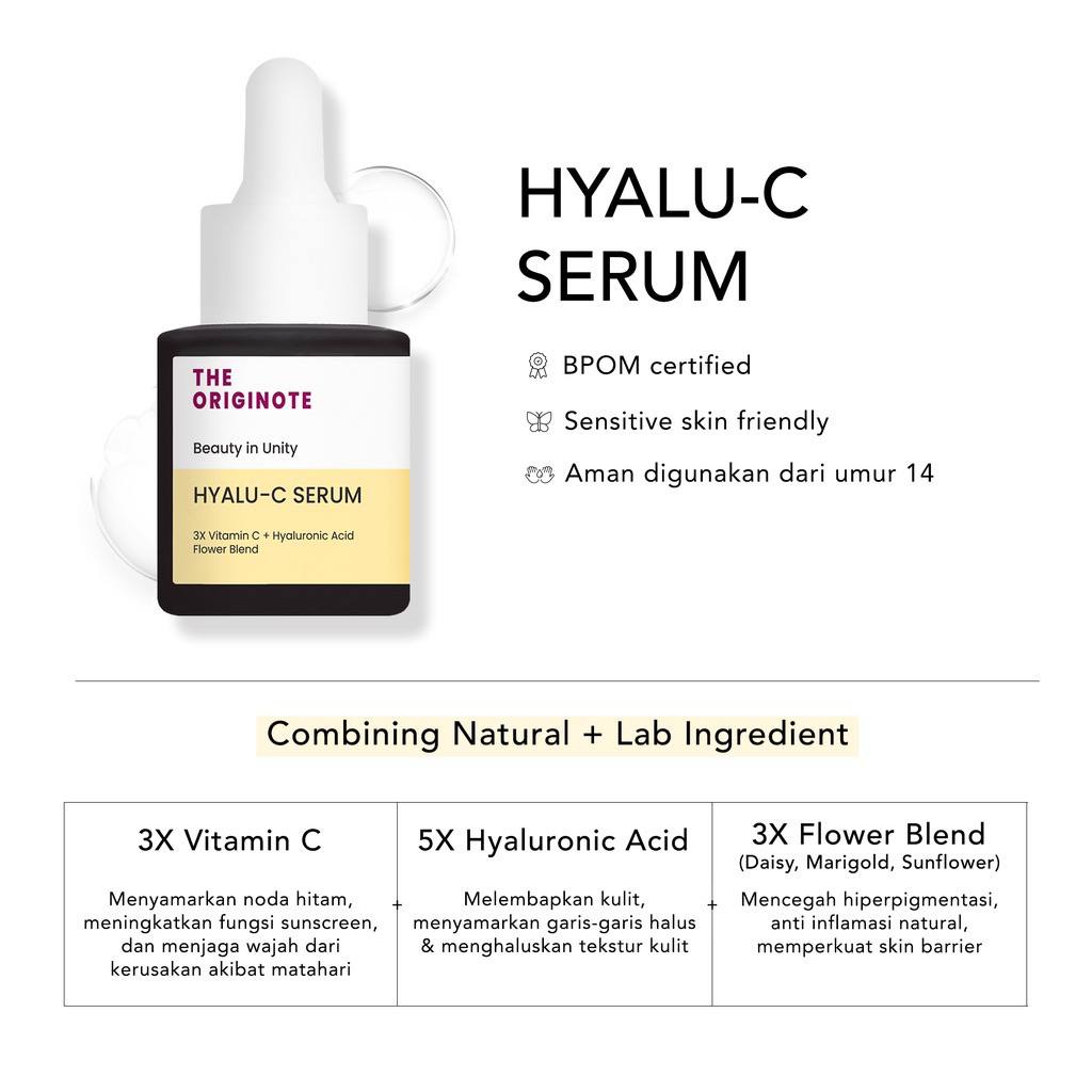 The Originote Hyalucera Moisturizer Gel | The Originote Serum | The originote Eye cream | Originote SET BPOM
