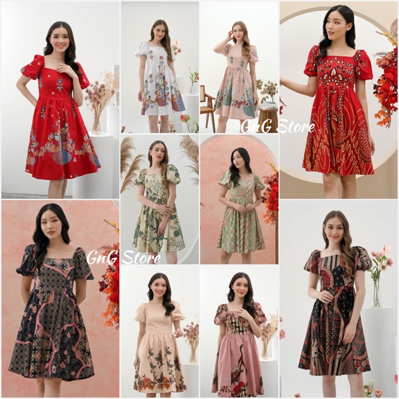 306 Series/ Dress Batik Wanita/ Batik Modern/ Seragam Batik