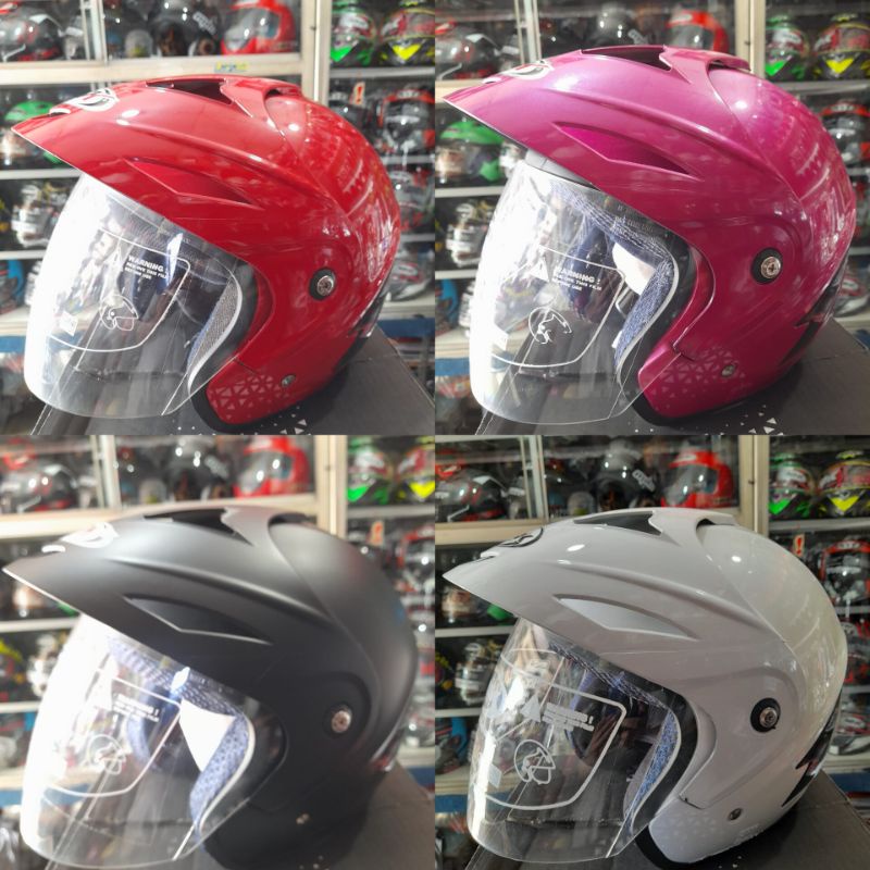 helm pria dan wanita helm dewasa harga murah merk TSK HELMET