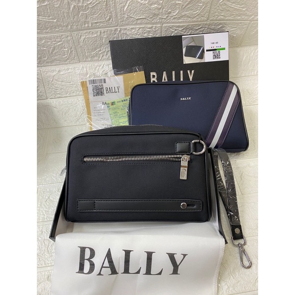 Tas handbag pria bally import pouch bag pria wanita branded