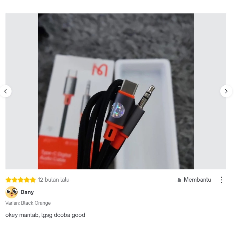 MCDODO Kabel AUX Lightning iPhone Jack 3.5MM Type C Jack 3.5MM Audio