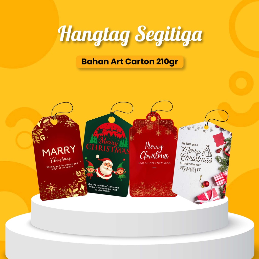 

hangtag natal | hang tag ucapan merry christmas | hang tag pola | hangtag