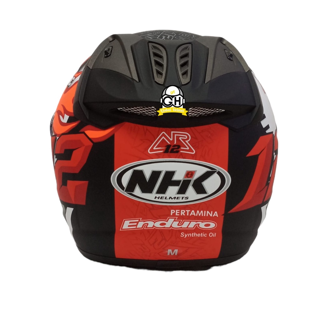 HELM NHK R6 SE ALI ADRIAN BLACK DOFF HALF FACE