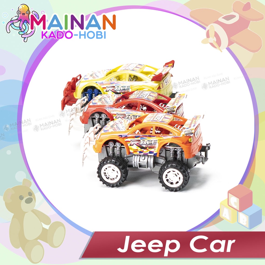 MAINAN ANAK MINIATUR DIECAST JEEP CAR