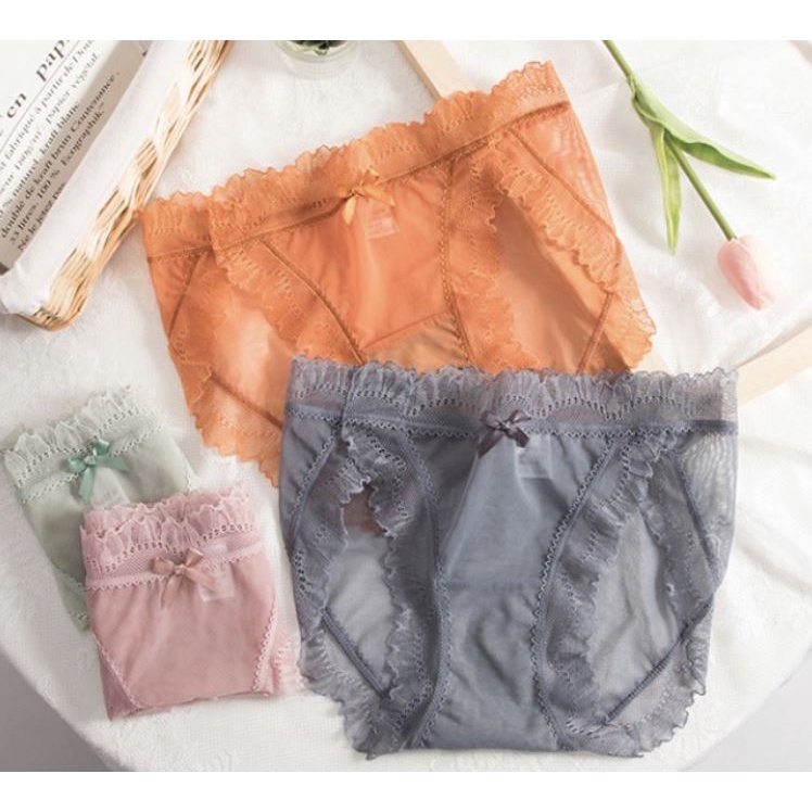 Celana Dalam Seamless Halus Cd Undies Pakaian Dalam Wanita Import Seksi Pita