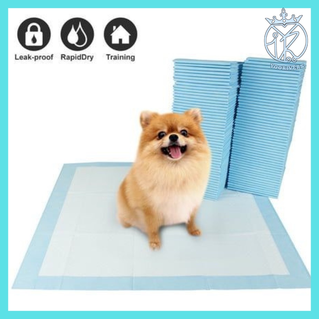 Underpad hewan size L 60x60cm alas pup kucing anjing alas tidur hewan peliharaan underpad ukuran bes