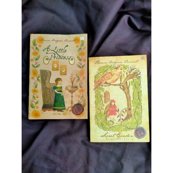 PAKET FRANCES HODGSON BURNETT_A LITTLE PRINCES PUTRI RAJA CILIK_THE SECRET GARDEN TAMAN RAHASIA