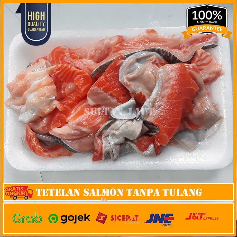 

Tetelan salmon Tanpa Tulang @250gr / TETELAN SALMON / SALMON SCRAPE MEAT