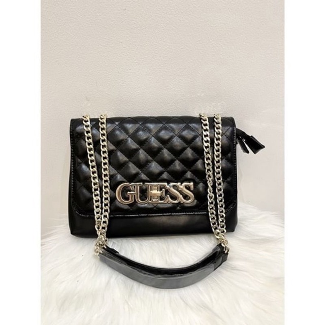 New Guess Chic Quilted Sling Bag Shoulder Bag Tas Selempang Tas Bahu Tas Import Tas Premium Tas Wani