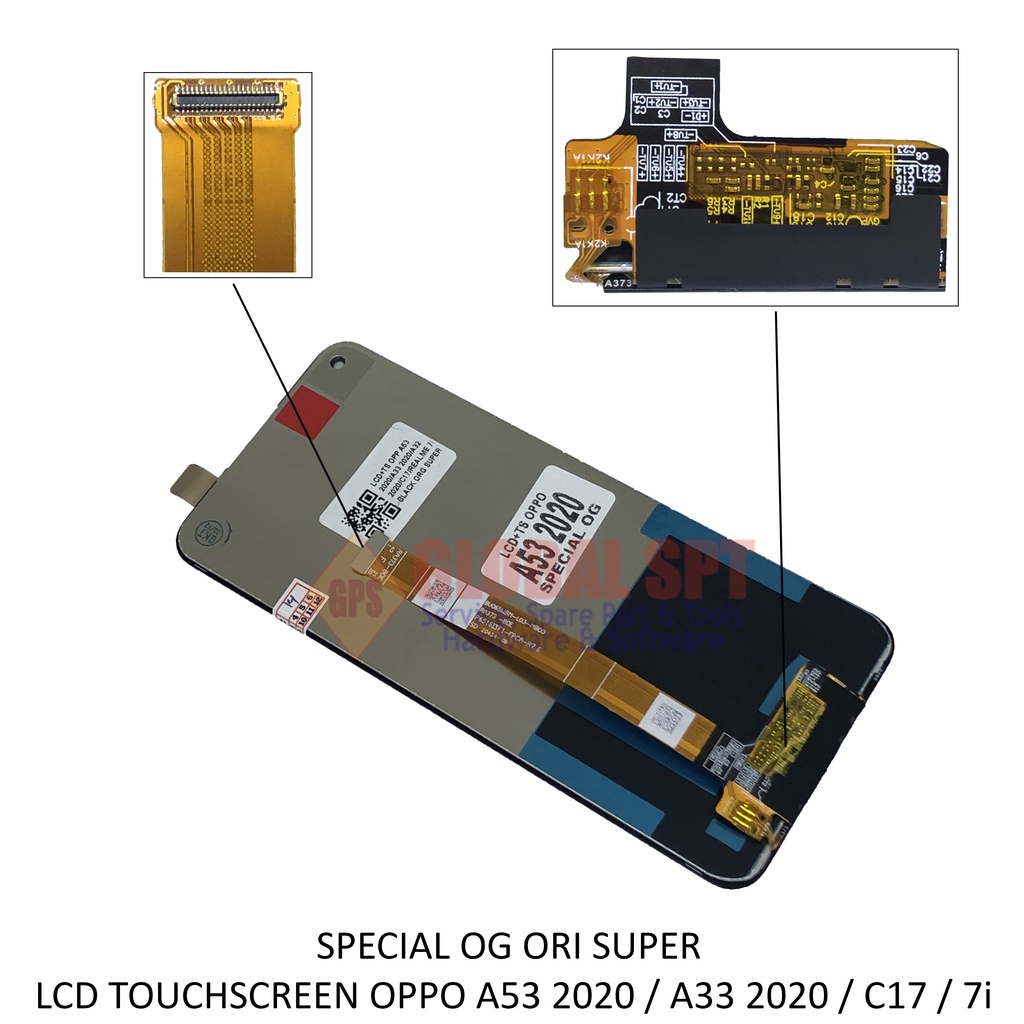 SPECIAL OG ORI SUPER / LCD TOUCHSCREEN OPPO A53 2020 / A33 2020 / C17 / 7i