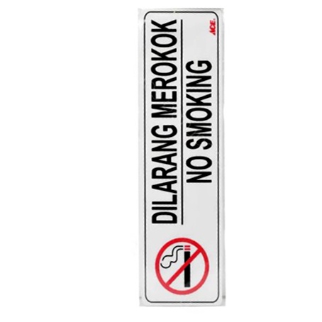 Kris Stiker Dilarang Merokok Sticker No Smoking Tanda Gambar Mudah Diaplikasikan Pada Kaca Metal Atau Plastik Dinding Ace Krisbow Di Larang Merokok  Nosmoking Bahan Tebal Krisbow Ace