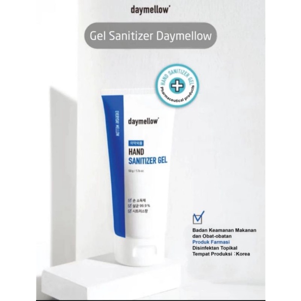 HAND SANITIZER GEL DAYMELLOW® KOREAN HAND GEL EFEKTIF MEMBUNUH 99% VIRUS &amp; BAKTERI AMAN DAN LEMBUT DI KULIT