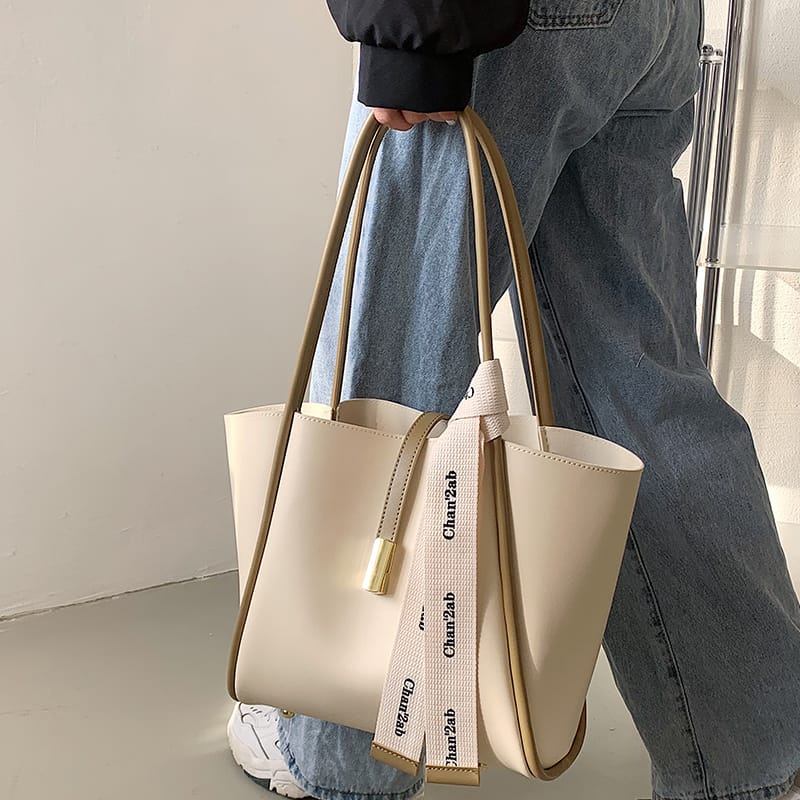 SweetSally - Angio Tote Bag Tas kuliah Cewek Korea ( Pita Twilly dijual terpisah )