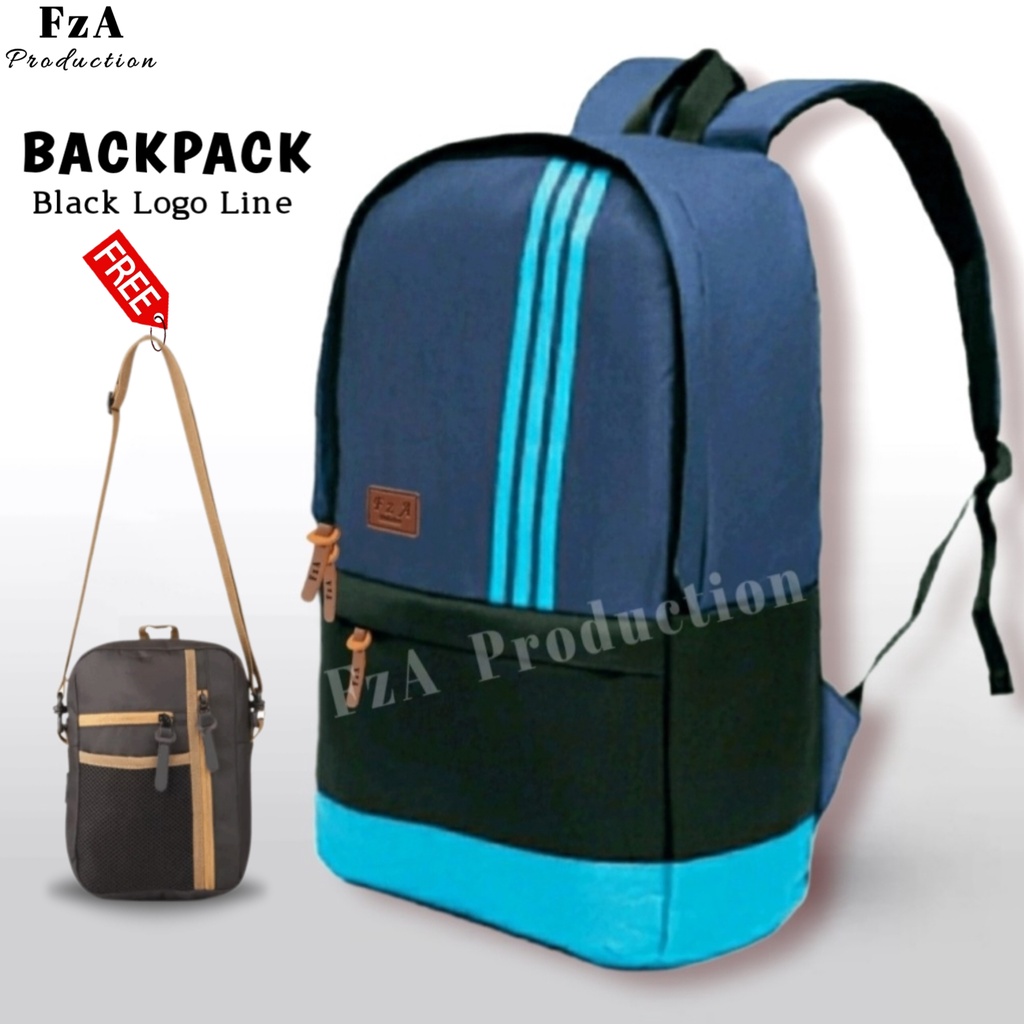 Tas Ransel Punggung Distro Casual Pria Wanita / Tas Ransel Laptop Sekolah Kuliah Bacpack Distro Original - FzA