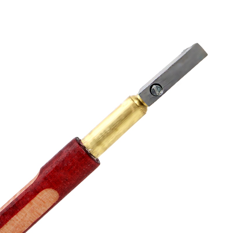 Single Diamond Glass Cutter Portable Pisau Tajam Pemotong Berlian Kaca