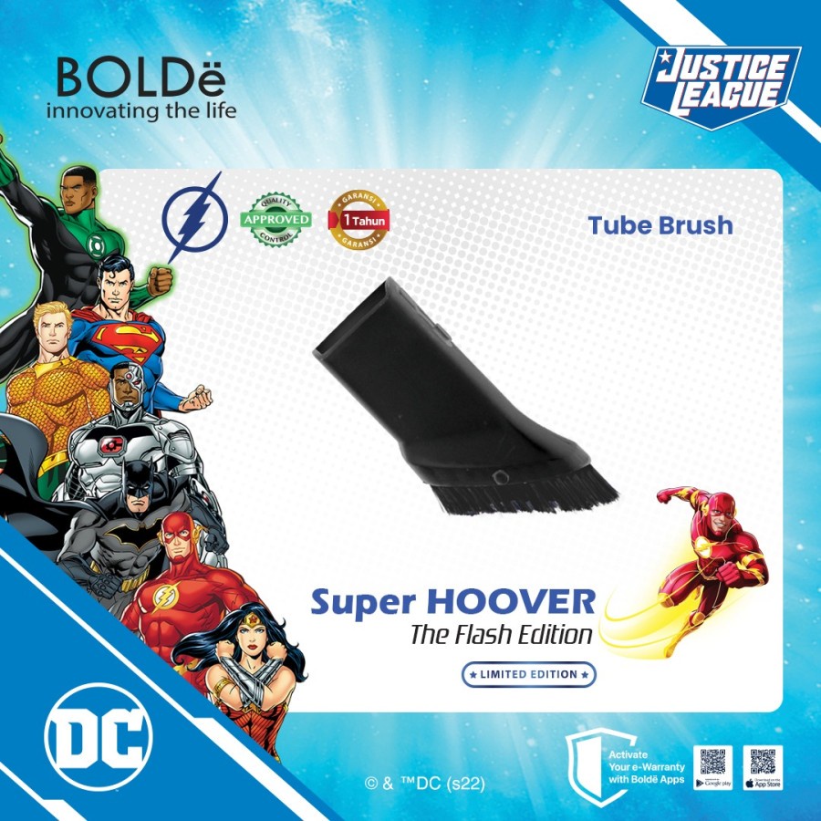 BOLDe SUPER HOOVER FLASH EDITION - Handy Vacuum Cleaner Double Filter