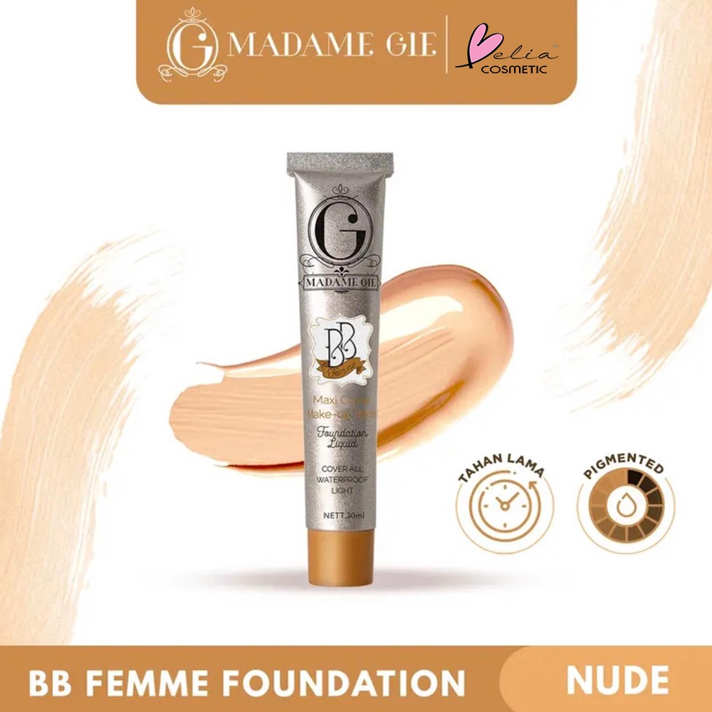 ❤ BELIA ❤ Madame Gie BB Femme Foundation Liquid - MakeUp | BB Cream | BB Liquid Foundation | BPOM