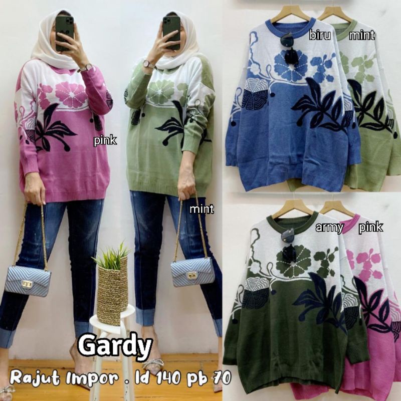 rajut import oversize/blouse rajut import bigsize/rajut jumbo