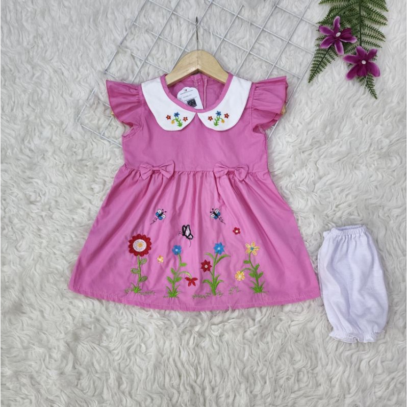 Baju bayi perempuan stelan dres RABBIT baby girl