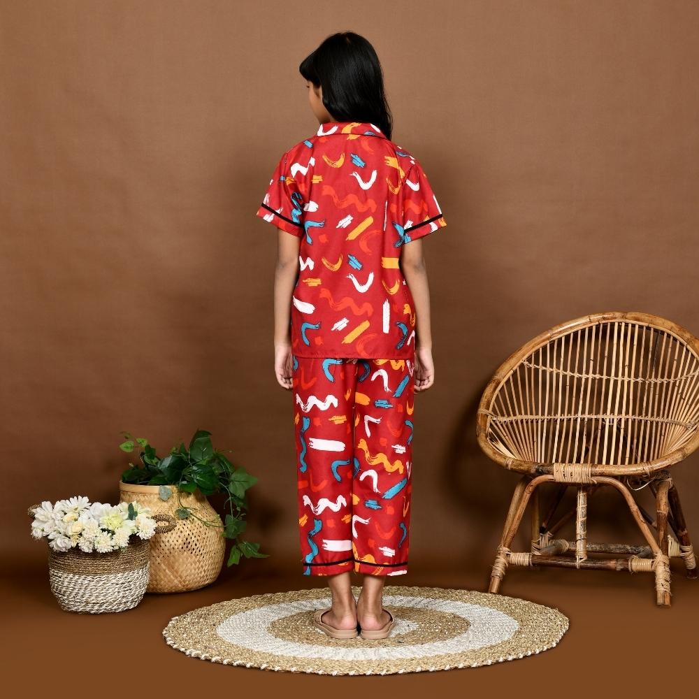 Monalisa Piyama Anak Perempuan 10 - 12 Tahun ( Junior Size 12 ) Motif Karakter