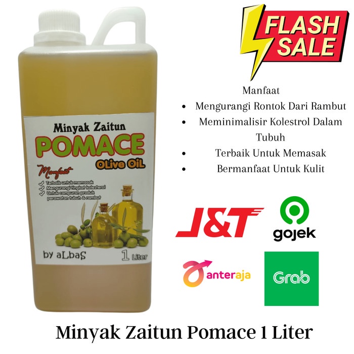 

Minyak Zaitun Pomace Kemasan 1Liter ASLI