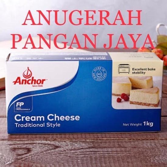 

Anchor Cream cheese 1kg TERLARIS TERPERCAYA ORIGINAL