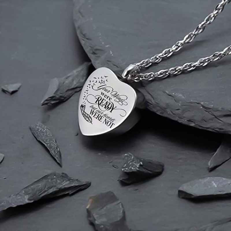 Kalung Guci Cremasi Hati Untuk Abu Guci Perhiasan Liontin Memorial Dengan Isi Kit Dan Hadiah