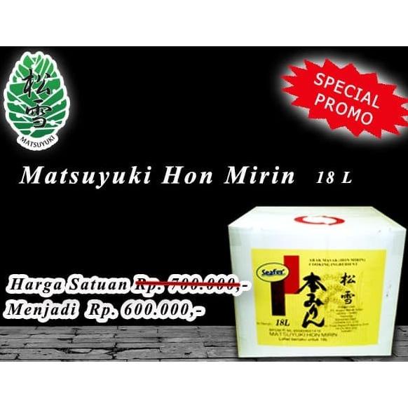 

Matsuyuki Hon Mirin 18 L