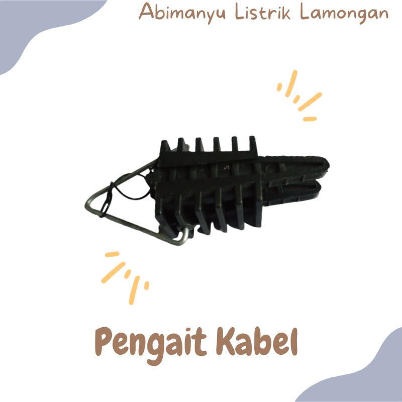 Jual Pengait Kabel Twist Atau Sr Hitam Dexta Outdoorpengait Kabelkabel Twistkabel Listrik 