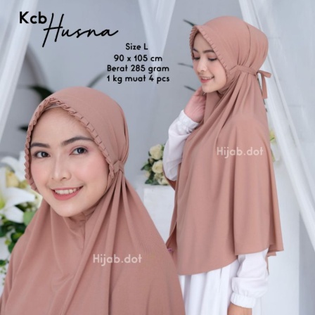 Hijab masa kini Hijab KCB Husna size M Hijab wanita kekinian Fasion wanita terbaru Kerudung wanita m