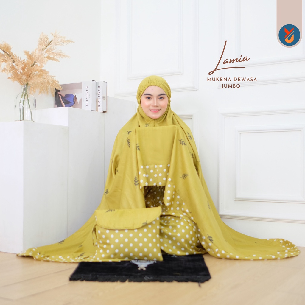 YashCollection Mukena Dewasa Bali Mukena Cemara LAMIA Jumbo