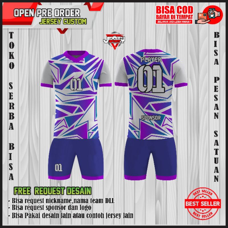 Jersey bola custom desain