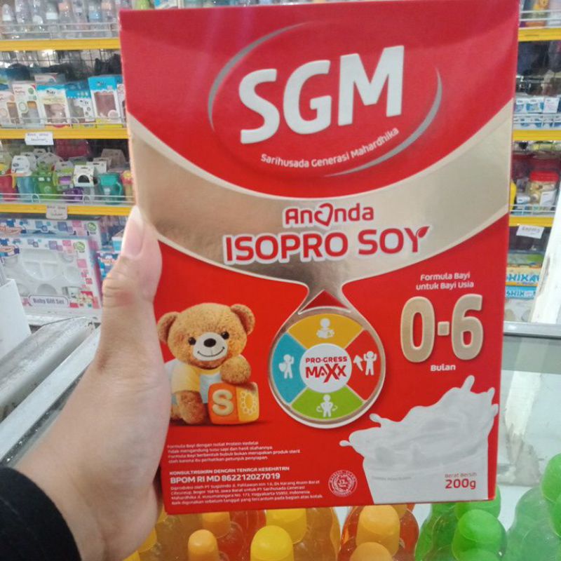 

SGM ANANDA ISOPRO SOY 0-6 BULAN 200GRAM