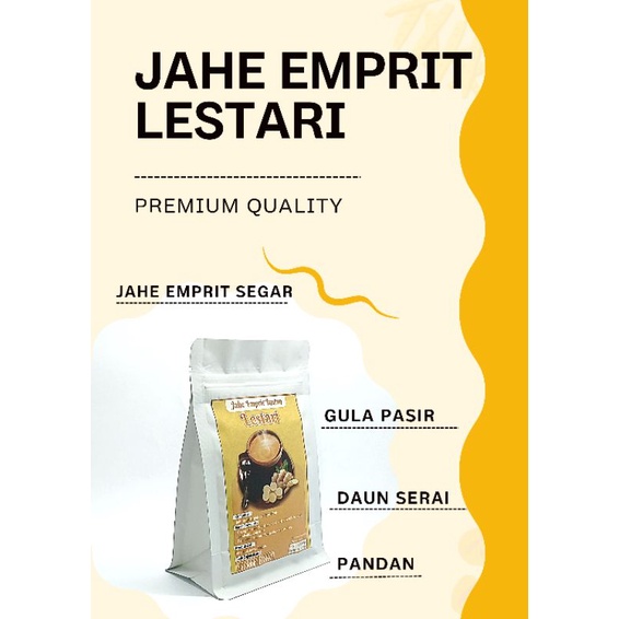

Jahe Emprit Instan Lestari 150 gr (Premium Quality)