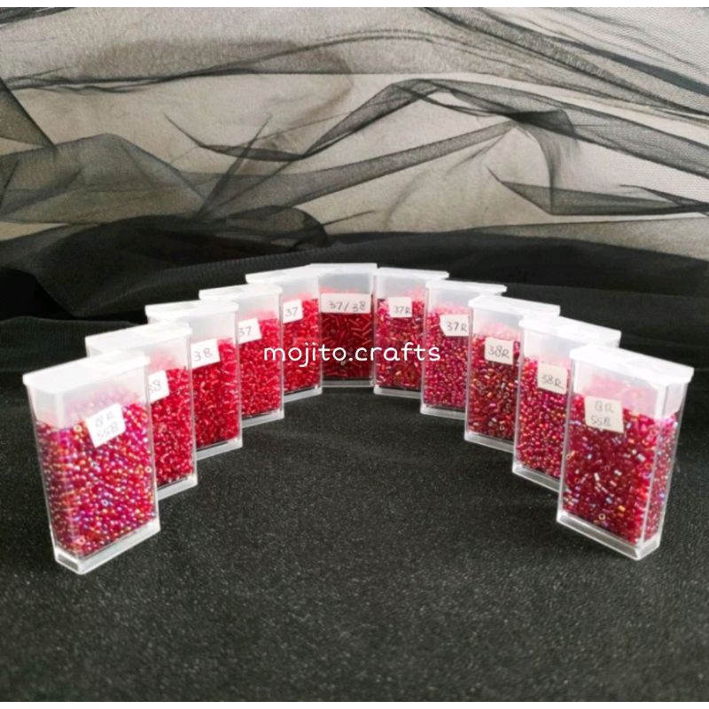 Payet Jepang MGB Asli Original Varian Merah 2 / Payet Kebaya / Payet Merah / Payet MGB Merah / Hiasa