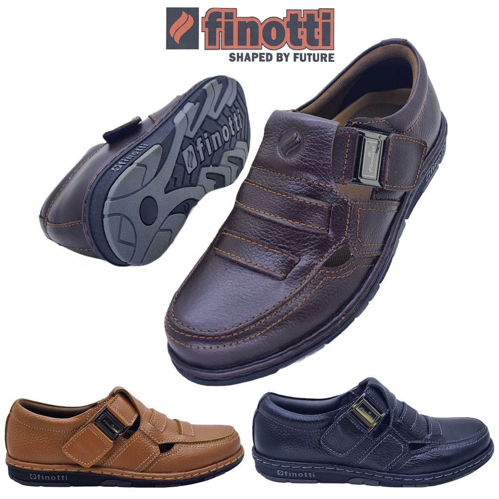 Sepatu kulit asli - Perekat Finotti UM 04