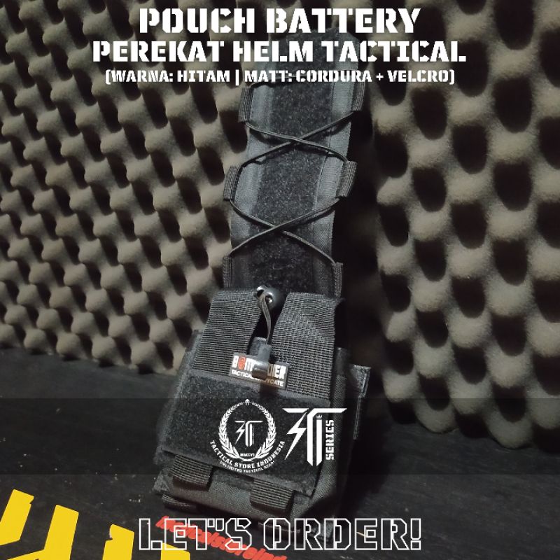 Pouch Perekat Battery Helm Tactical - TSI SERIES