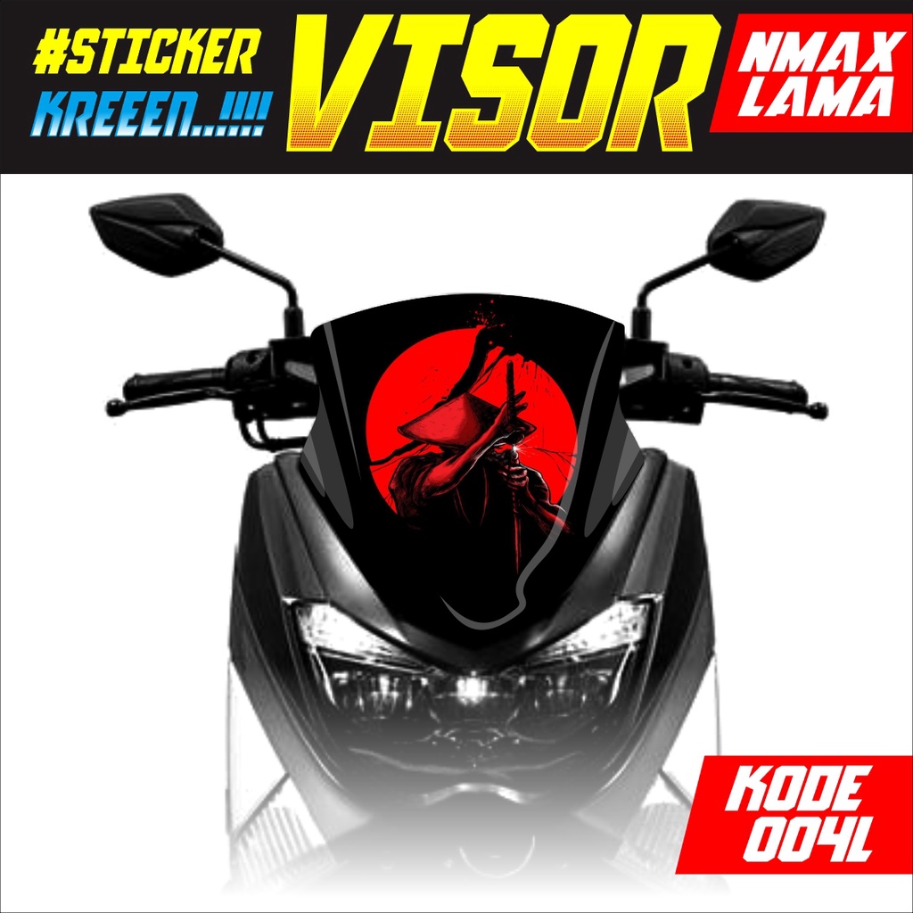 Jual Stiker Vinyl Visor Tameng Yamaha All NMAX OLD 155 Decal Visor
