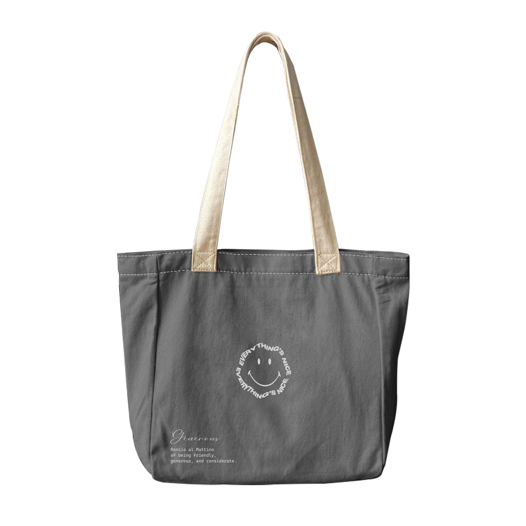 Dritto - Everything Nice ToteBag - Tote Bag Kanvas