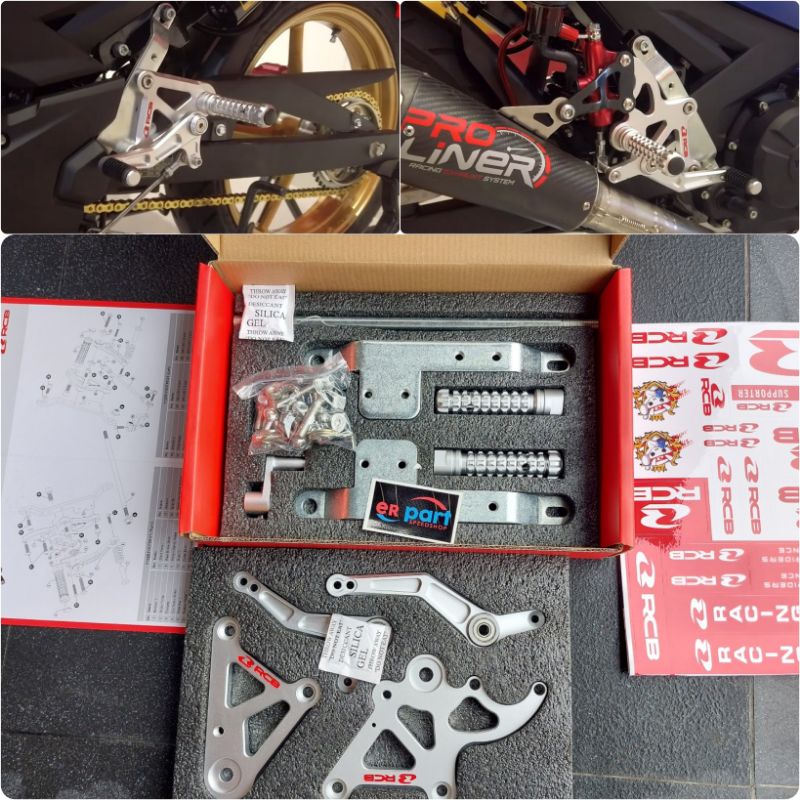 footstep Underbone rcb MX king footrest ub racing boy