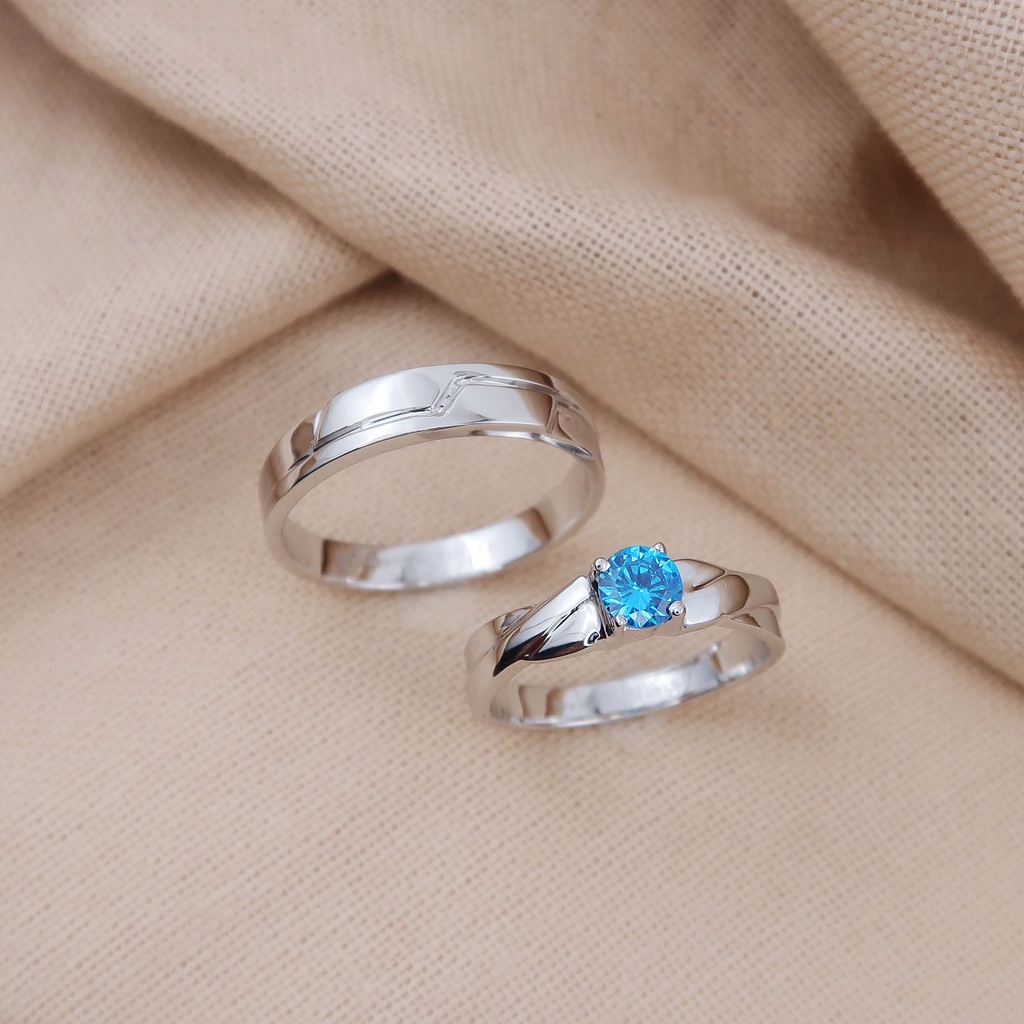 Wedding Ring Couple Series Emas & Palladium