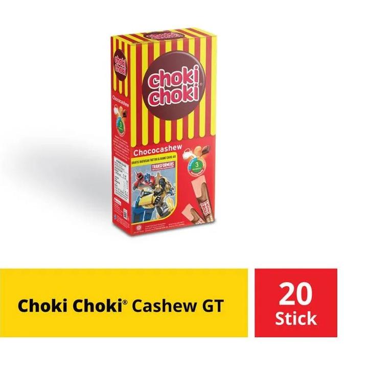 

[KODE PRODUK PRBTZ52] Choki Choki Cashew (1 box / 20 stick)