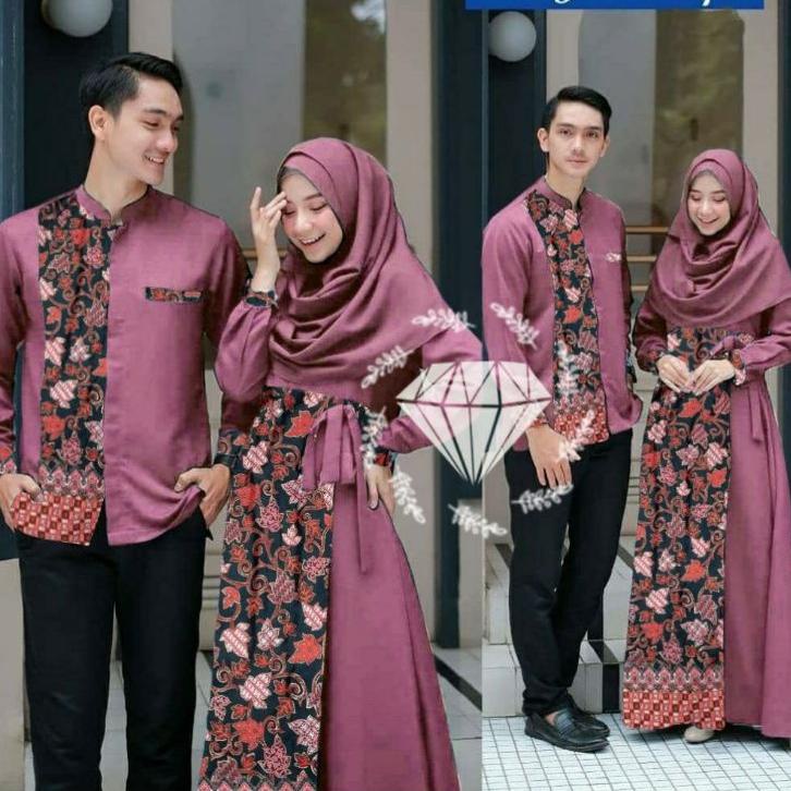 Paling Diminati CP SABIYA BATIK, COUPLE PASANGAN, KATUN PRADA MOSCREPE, GAMIS HIJAB MUSLIM, DRESS MA